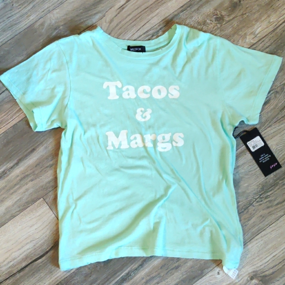 Wildfox Tacos 🌮 & Margs  T Shirt NWT Sz SMALL